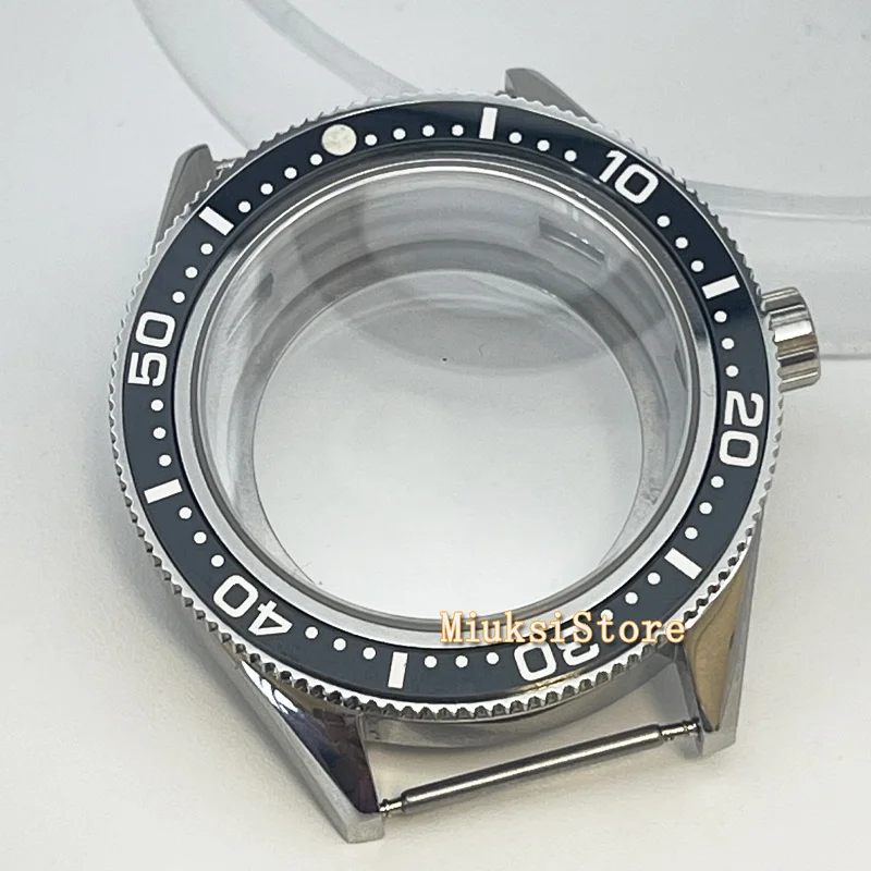 Чехол для часов 42 мм Серебристый NH35 NH36 чехол с рамкой из твердого сапфирового