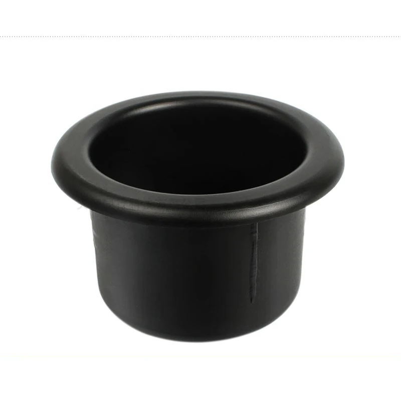 

2pcs Car Cup Holder Rack Plastic Black Cup Water Drink Holder Recessed For RV Car Marine Boat Trailer Accessories 72/77/79mm