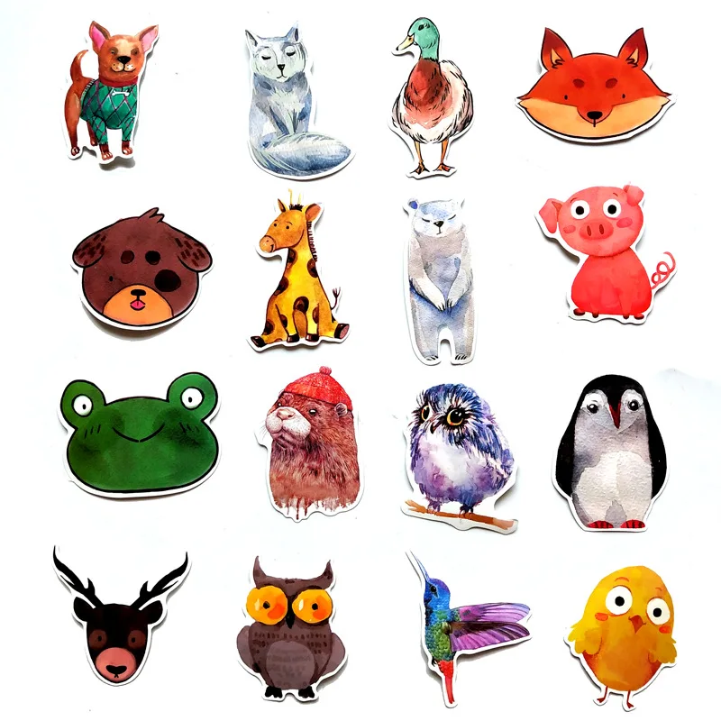 50 звёзд Детские Мультяшные животные граффити наклейки чемодан гитара скейтборд