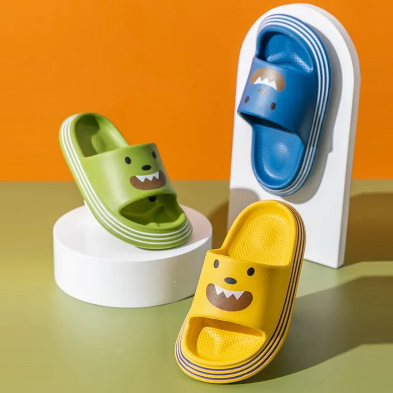 

Children's Slippers Summer Pinkycolor Cute Beach Shoes For Boys Girls Waterproof Antiskid Bathroom Kids Slippers Soft Baby Shoes