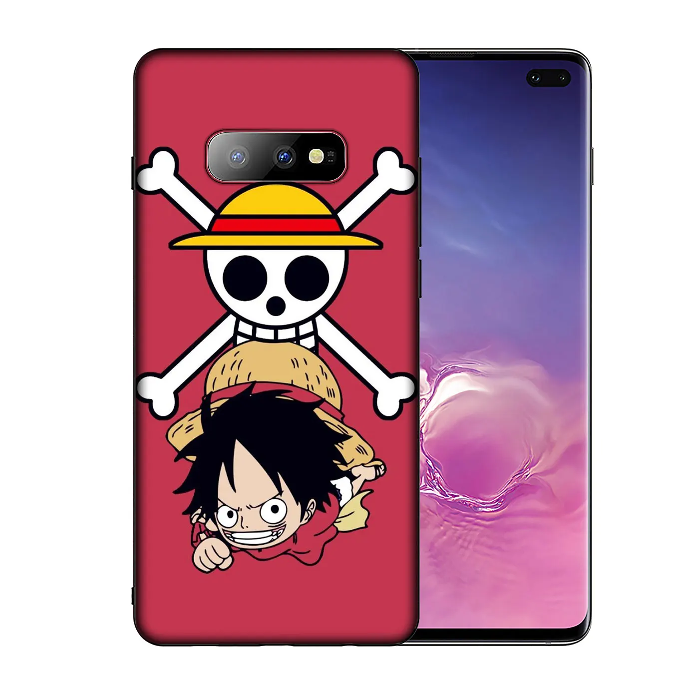 IYICAO One Piece Аниме Обезьяна D. Мягкий силиконовый чехол Luffy для Samsung Galaxy S20 Ultra S10 Lite S9 S8