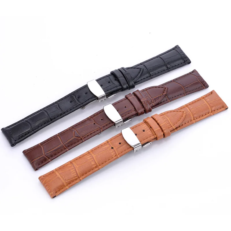 For Casio Samsung Amani Series Watch Strap 14 16 18 19 20 21 22 24mm Replacement watch Band With Double Press Butterfly Buckle