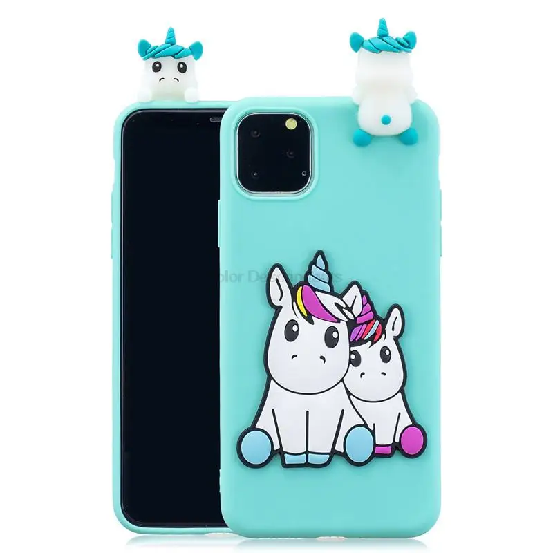 Чехол для iPhone SE 2020 чехол 13 11 12 Pro Max iphone 7 XR X XS 6 6S 8 Plus мягкий силиконовый 3D | Мобильные