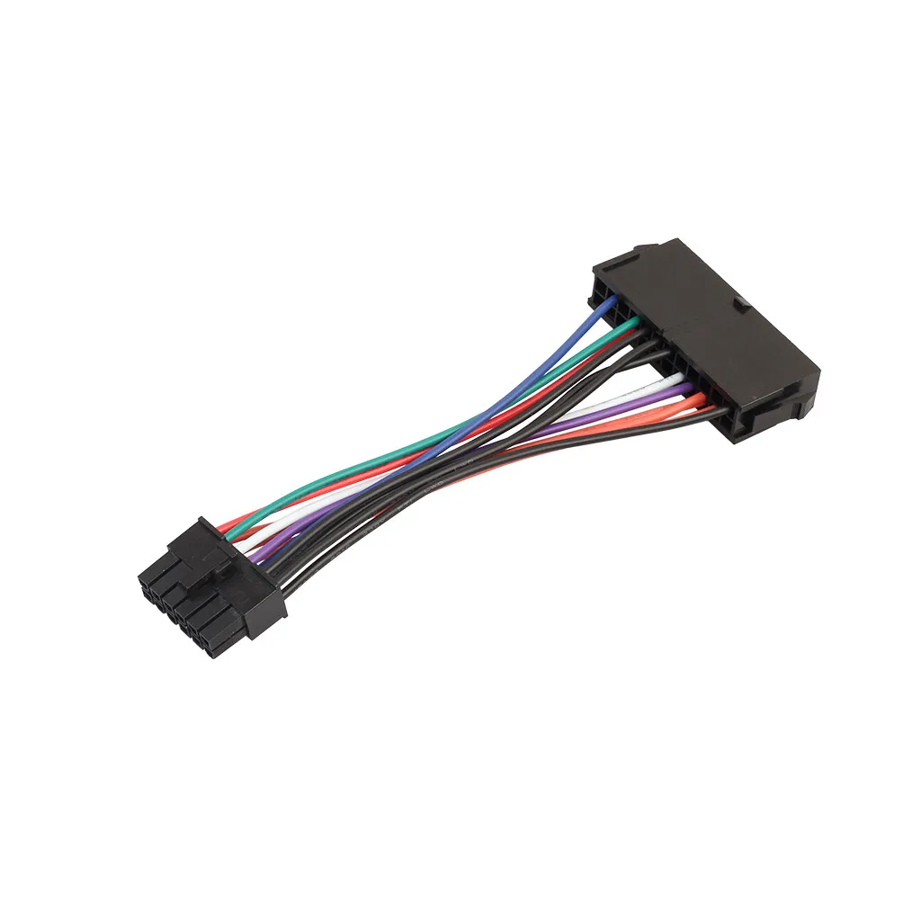 Кабель питания 15 см шнур 18AWG провод ATX 24 контакта на 14 контактов адаптер кабель для