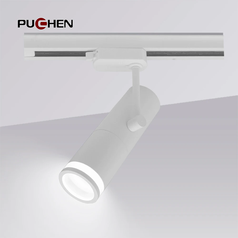 

Led Track Lights for Shop acrylic Rail Aluminum Spotlights for display room