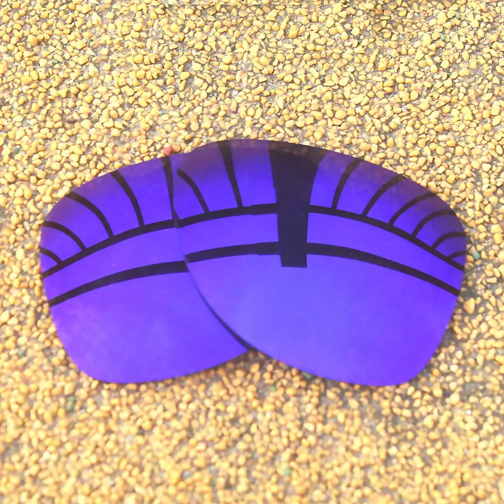 Серебристые зеркальные и фиолетовые поляризованные Сменные линзы для отправки 2