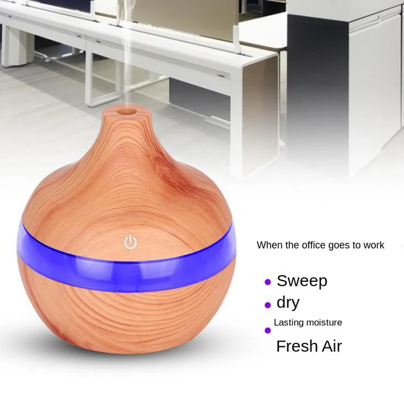 300 мл USB Электрический аромадиффузор деревянный ультразвуковой увлажнитель