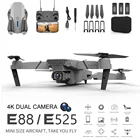 E88E525 белый складной Квадрокоптер с дистанционным управлением