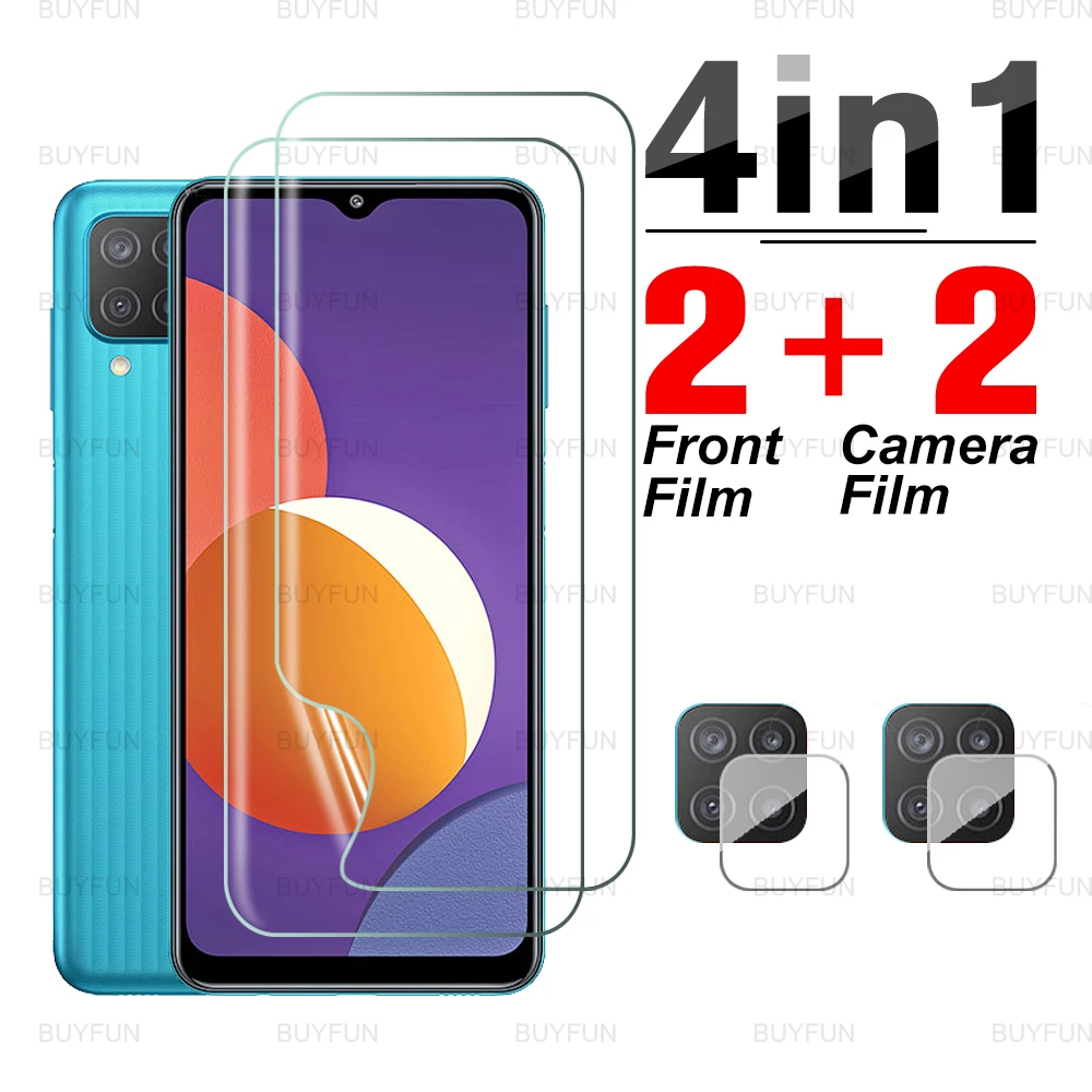 

Защитная пленка 4 в 1 для камеры Samsung Galaxy M12, Гидрогелевая пленка для samsung m32, m42, 5g, m62, m31, m21, m01, m02, m11, m51