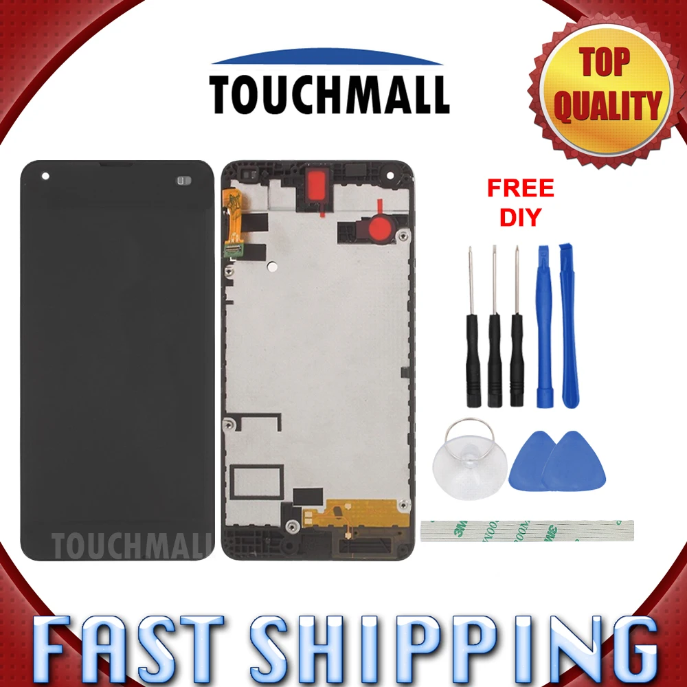 Новый ЖК-дисплей + сенсорный экран дигитайзер с рамкой в сборе Замена для microsoft Lumia