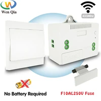 smart light switch self powered rf433 wireless no battery wall panels remote control switch 220v with fuse electrics for home