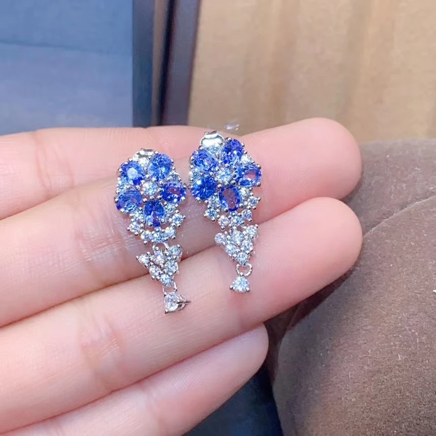 Женские серьги гвоздики KJJEAXCMY классические инкрустированные циркониевые из