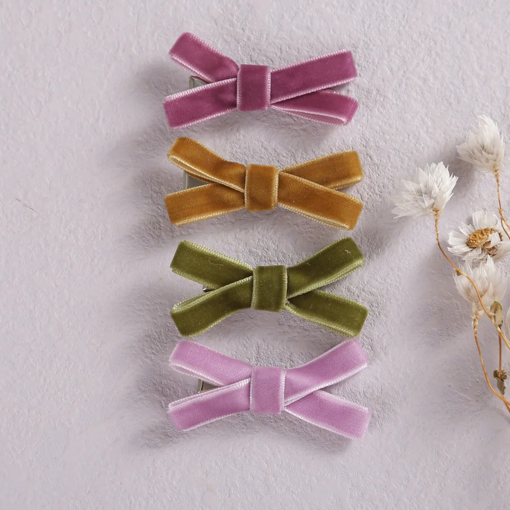 

Детские заколки для волос для девочек, аксессуары для волос, детские бархатные заколки для волос, милые заколки, Детские реквизиты для фото, ...