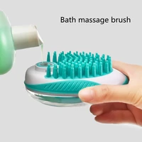 dog suppliespet bath brush color boxed dog bath massage brush cat dog cat grooming cleaning silicone brush grooming supplies