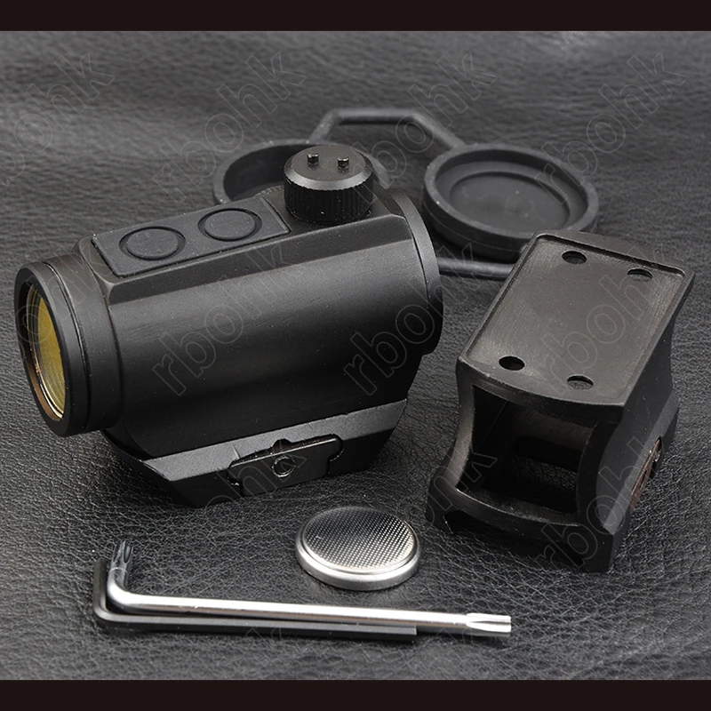 Тактический Микро 1х прицел с красной точкой 20 мм Пикатинни Высокая база