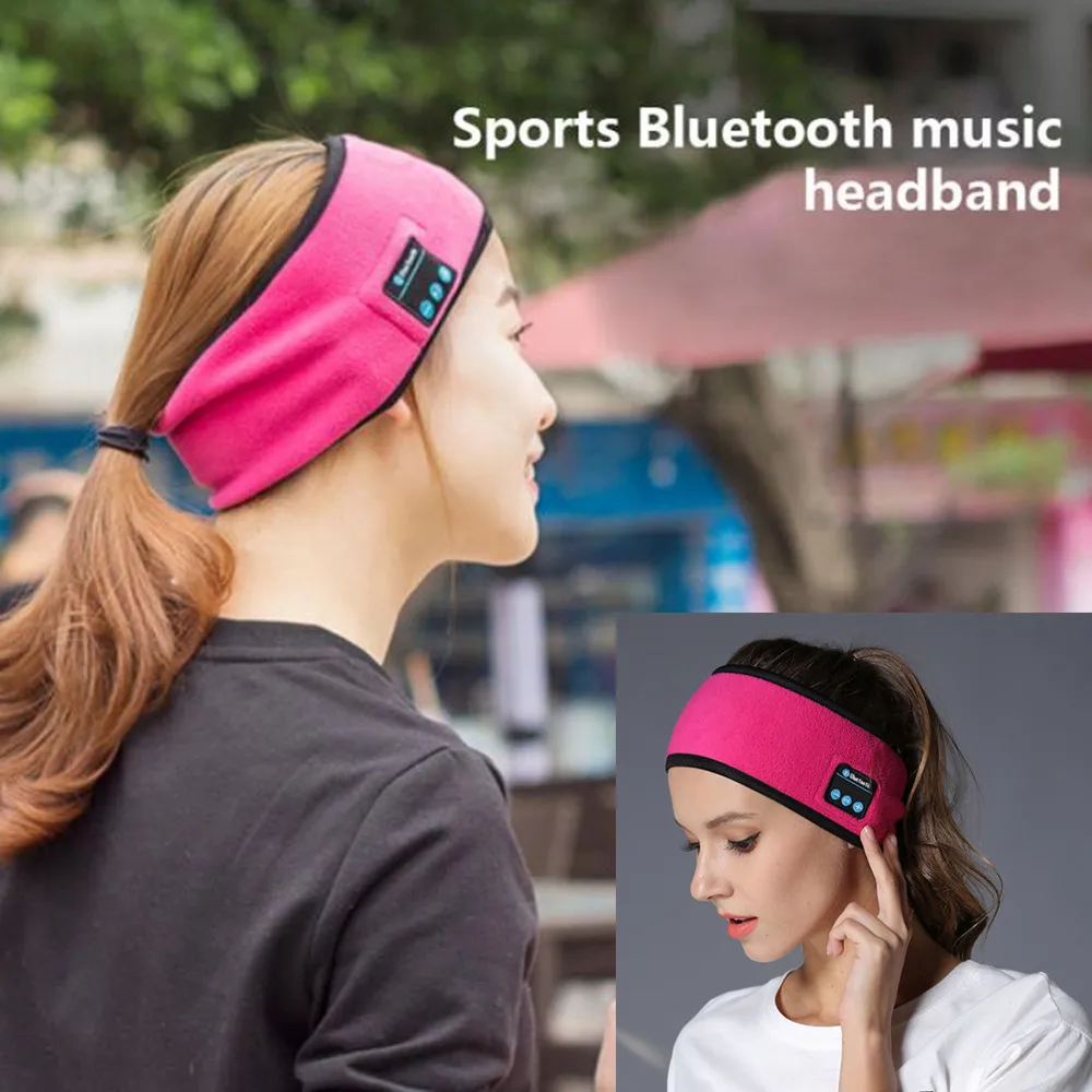 EDAL Bluetooth музыкальная повязка на голову Hifi наушники стерео Knits для сна спортивная