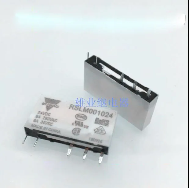 

24V relay RSLM001024-24VDC RSLM001024 24VDC DC24V 24V 6A 250VAC 5pin