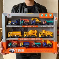 childrens educational plastic toy car construction vehicle inertia car simulation set cultivate babys interest birthday gift