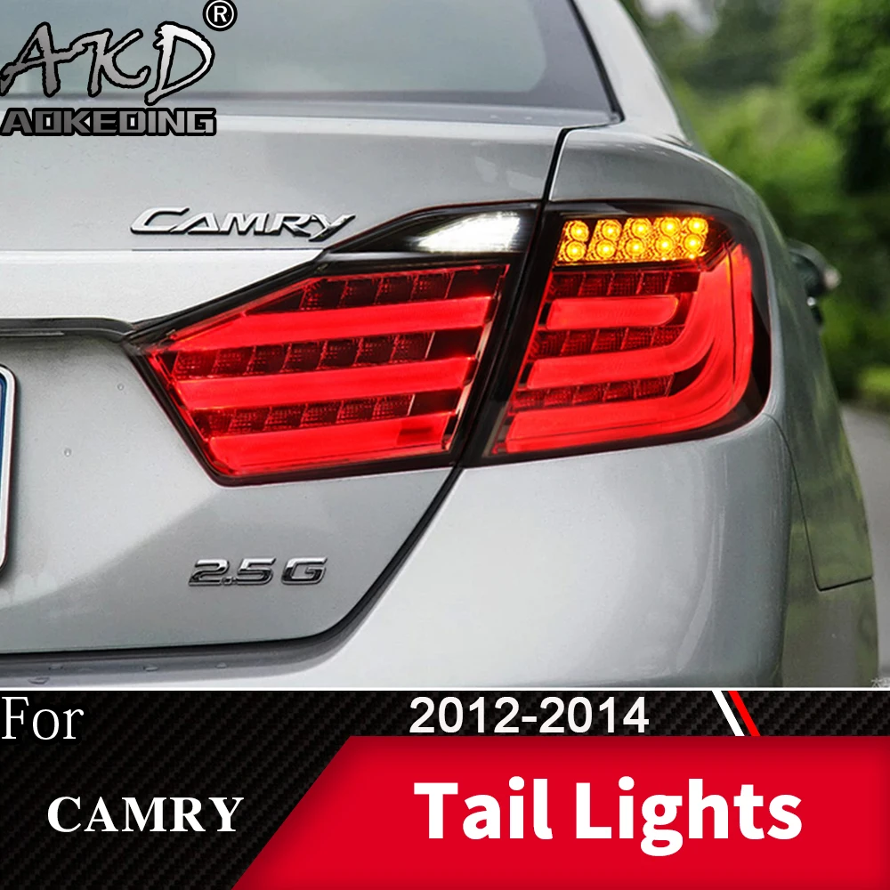 

Задняя фара для Toyota Camry 2012-2014 Camry V50 MK7 светодиодный ные задние фары s, противотуманные фары, дневные ходовые огни DRL, тюнинг, автомобильные аксе...