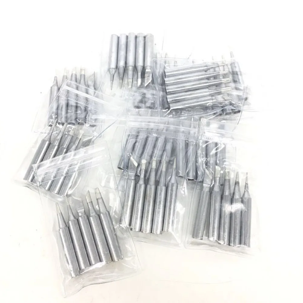 

5pcs Soldering Iron Tip Set 900M Lead Free Mini Electric Soldering Iron Head Replacement Internal Heated Welding Accessories