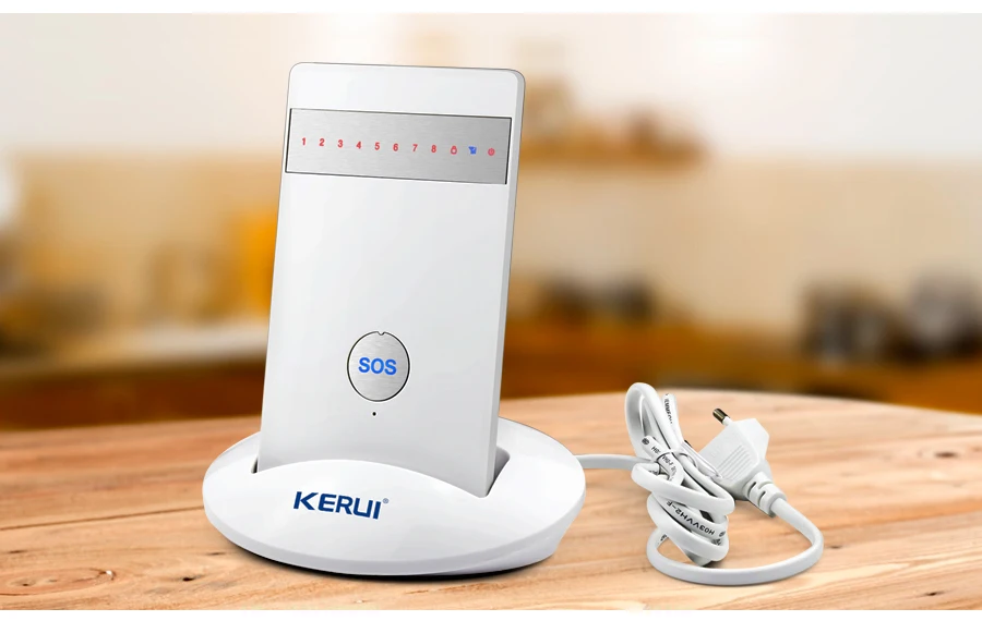 

KR-G15 French Voice Wireless Alarm Systems Security Home Burglar Alarm System Android ios APP Controlled GSM Alarm