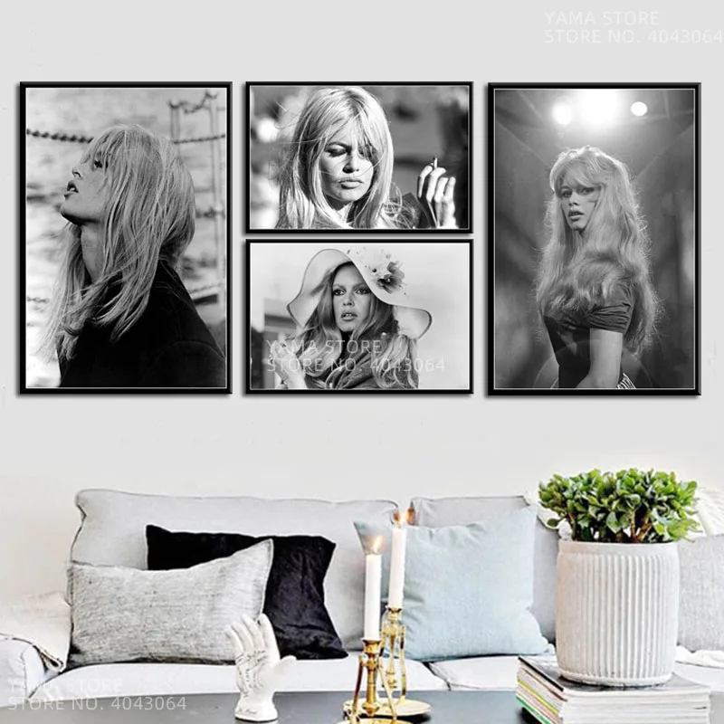 J232 Горячая сексуальная Brigitte Bardot фильм звезда актриса модель подарок настенный
