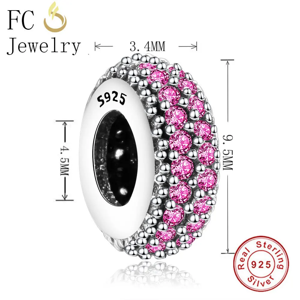 FC ювелирное изделие подходит для оригинального BrandCharm браслета 925 пробы