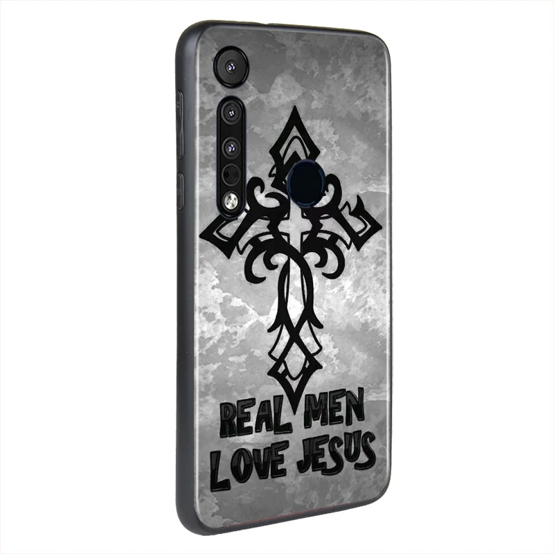 

Christian Jesus Cross For Motorola Edge G Stylus 5G G8 G9 Play Power Lite One Huper Marco Fusion Plus Phone Case