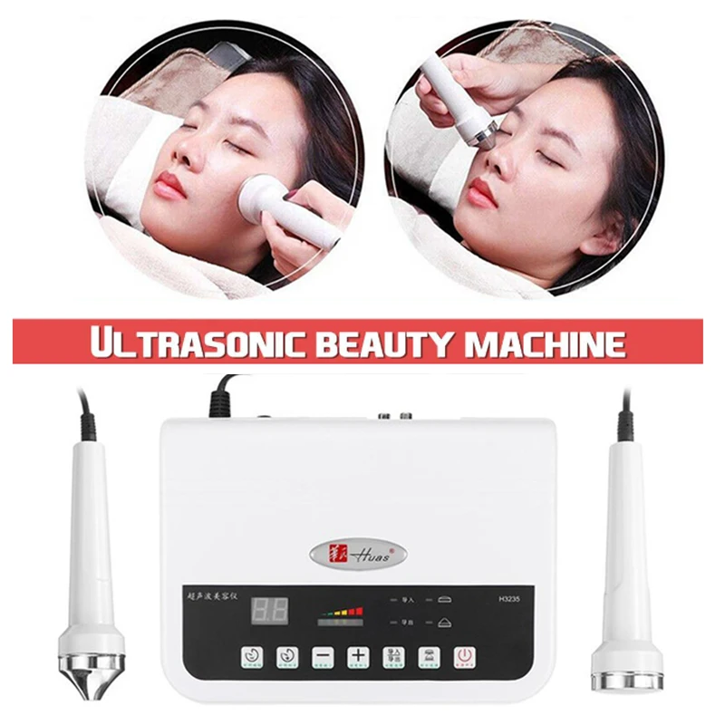 

Ultrasound Facial Massager Anti Aging Ultrasonic Machine Body Eye Face Massage Tightens Skin Deep Cleaning Skincare Beauty Tools