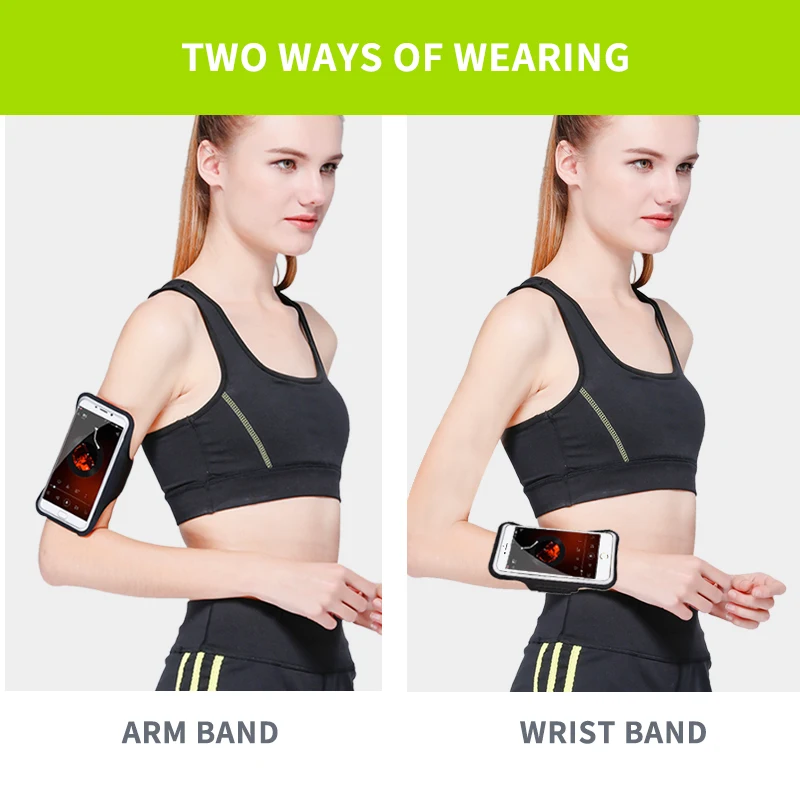 Сумка для бега спортивный чехол телефона фитнеса женщин держатель мобильного