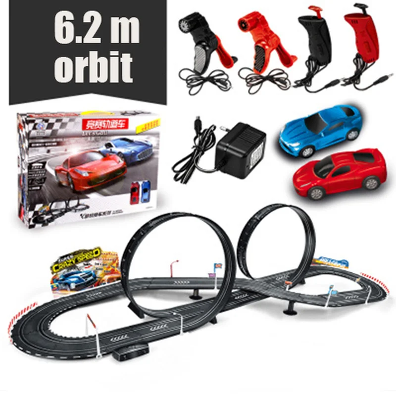 Электрический двойной гоночный трек Гоночные Игрушки для мальчиков детский