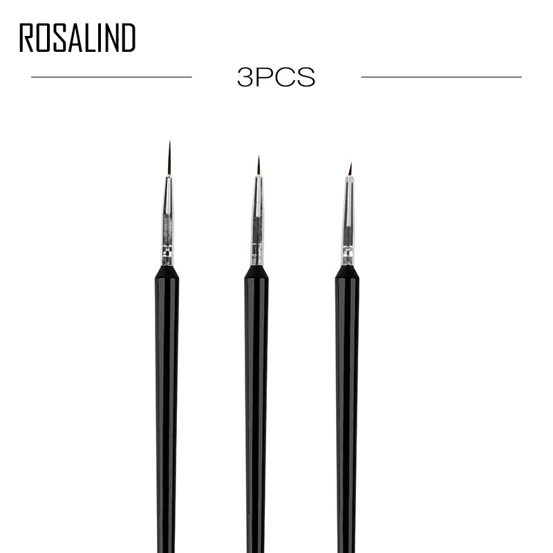 ROSALIND Acrylic Nail Brush For Painting Vernis Semi Permanant UV Gel Art Bursh Set Manicure Brushes All Tool | Красота и здоровье