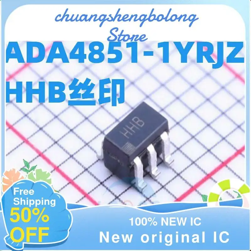 

10-200PCS ADA4851-1YRJZ-RL7 HHB SOT23-6 New original IC