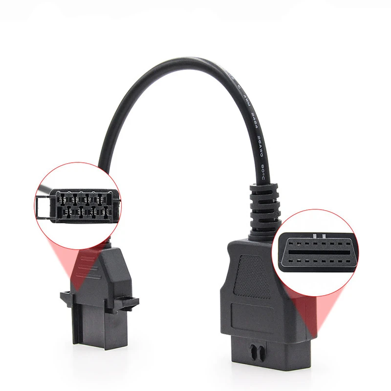 OKDIAG грузовой кабель для V-olvo 8Pin Female к OBD2 16Pin P1 OBDII 16P/F P2 VOLVO 8P/F | Автомобили и