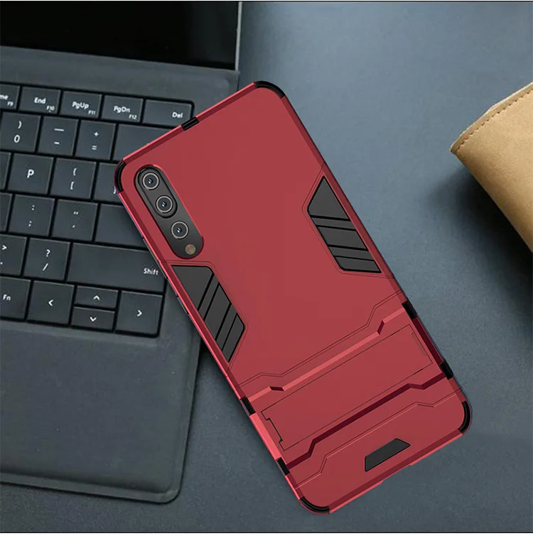 Защитный противоударный чехол для huawei P8 P9 Plus P10 P30 Pro P20 Lite Y5 Y6 Y7 Prime Y9 силиконовый чехол для задней панели телефона - Цвет: Red