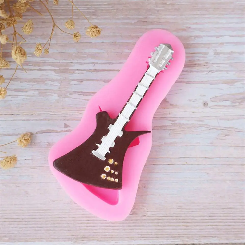 Музыкальные инструменты для гитары музыкальная силиконовая форма Sugarcraft