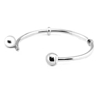 open bangle silver bracelets for woman diy beads charms authentic sterling silver fashion jewelry bracelets