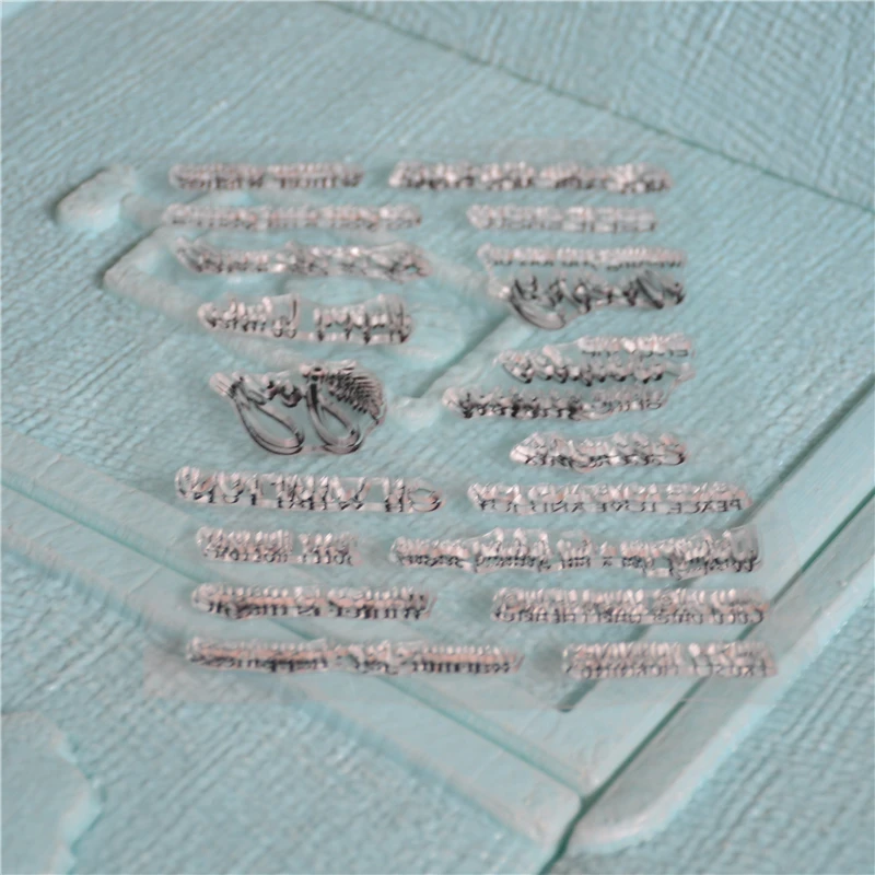 FXL рождественские чувства прозрачный силиконовый штамп/печать для DIY