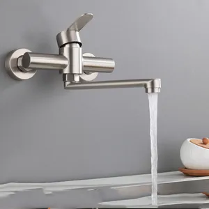 2021 wall mounted bath basin faucet 360 degree aerator folding water bubbler wash hot cold mixer tap for kitchen bathroom free global shipping