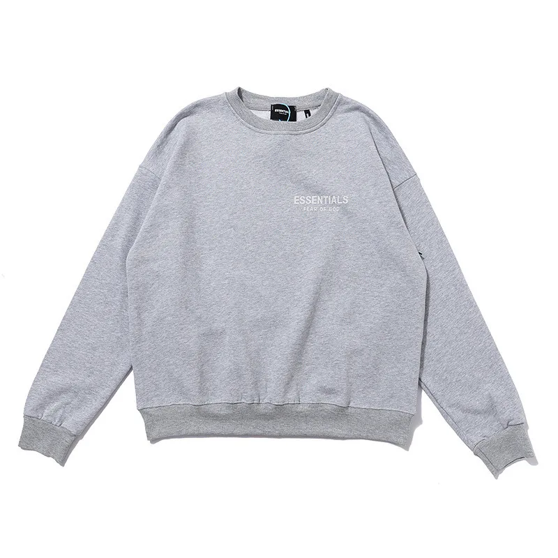 

2021ss autumn new men's fog fashion season 6 casual letter printed round neck sweater