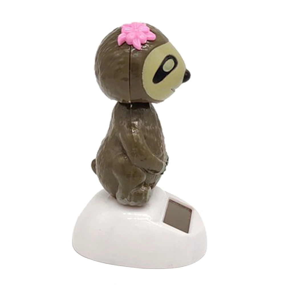 

Милая игрушка на солнечной батарее в виде животного, Ленивец, научная игрушка на солнечной батарее, Домашний Настольный Декор, Бобби-головк...