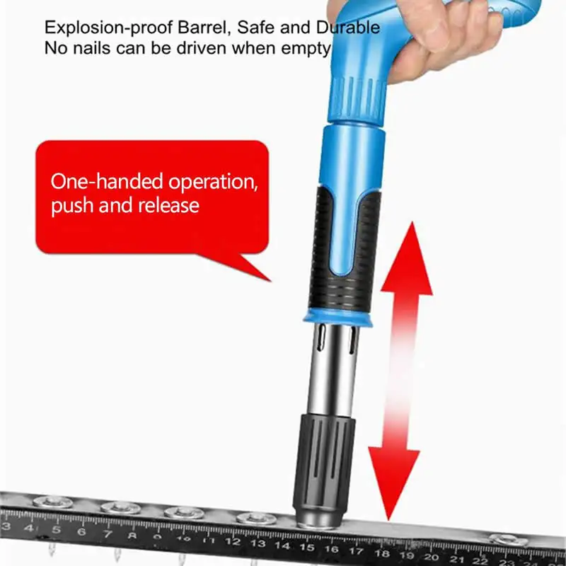 Стальной пистолет для ногтей клепальные пистолеты с шипами Электрический