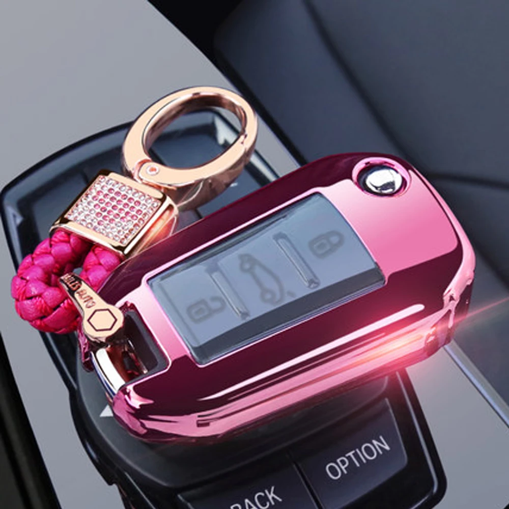 Чехол для автомобильных ключей из ТПУ откидной складной защитный чехол Citroen C4 CACTUS