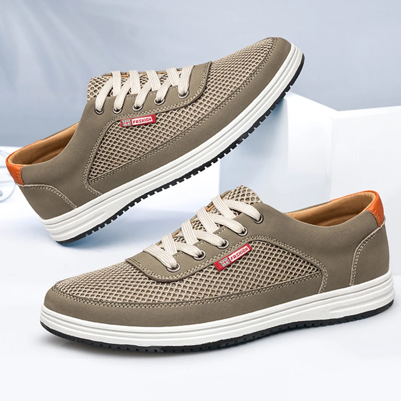 Мужские деловые кроссовки из микрофибры темно-синие повседневные классические