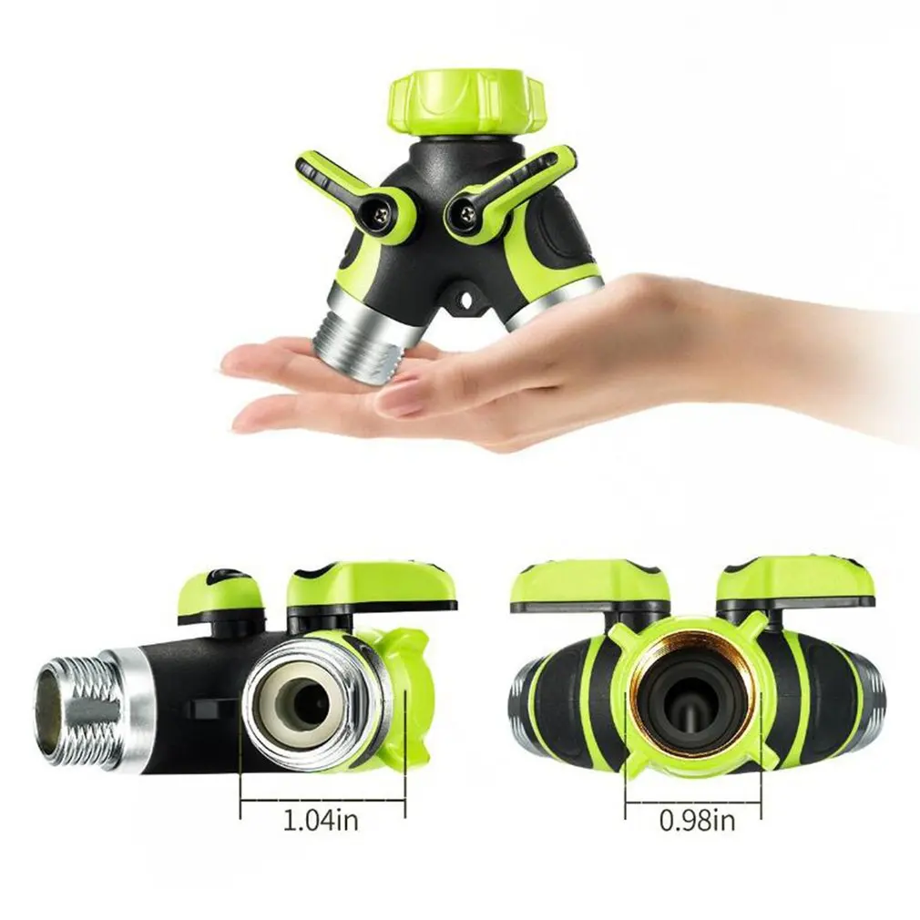 

Y-type Splitter One In And Two Out Two-way Splitter Faucet Garden Watering Faucet Connector Wide Application