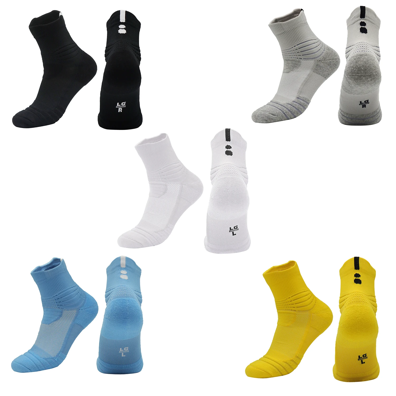 

2021 Newest Elite Basketball Socks Soccer Socks Cycling Socks Outdoor Sports Socks Middle Tube Men's Women's Non-slip Breathable