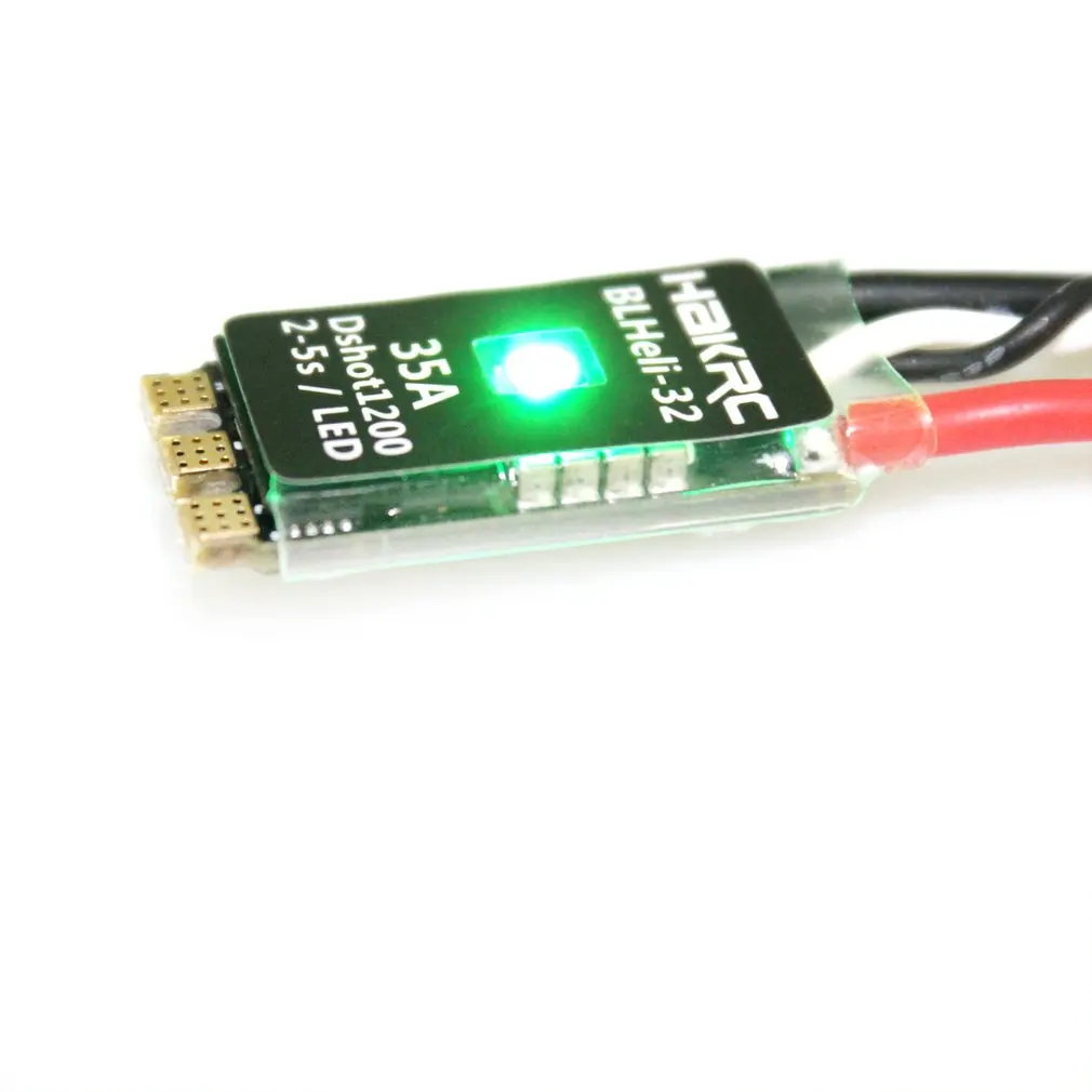 HAKRC BLHeli_32 Bit 35A 2-5S ESC Built-in LED Support Dshot1200 Multishot for FPV RC Drone Aircraft Part Accessory | Игрушки и хобби