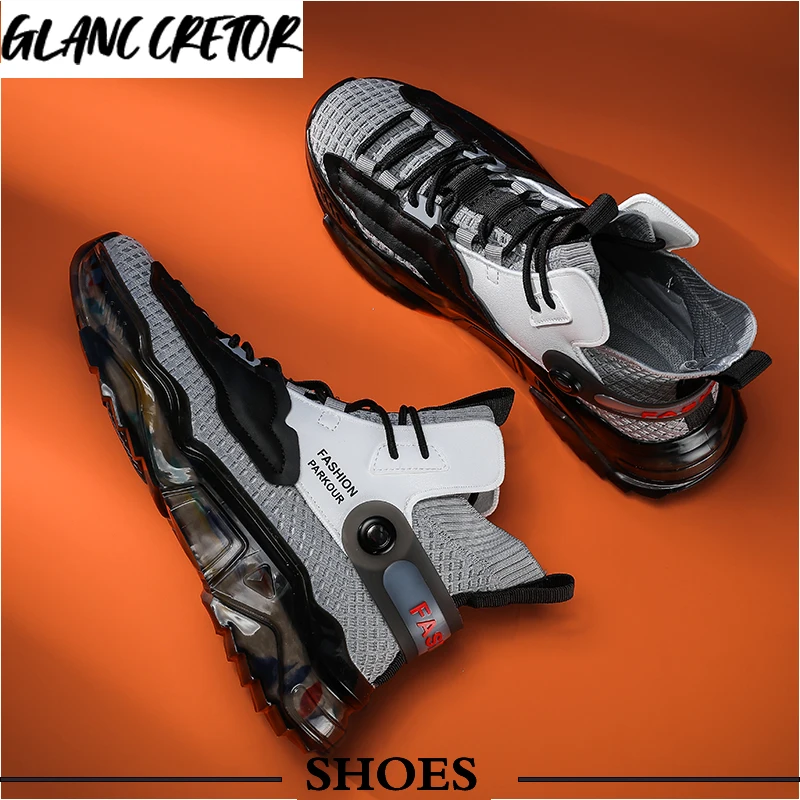 

Men Lightweight Sports Shoes No-slip Walking Jogging Shoes Zapatillas New Men's Chunky Sneakers Breathable Mesh Running Shoes