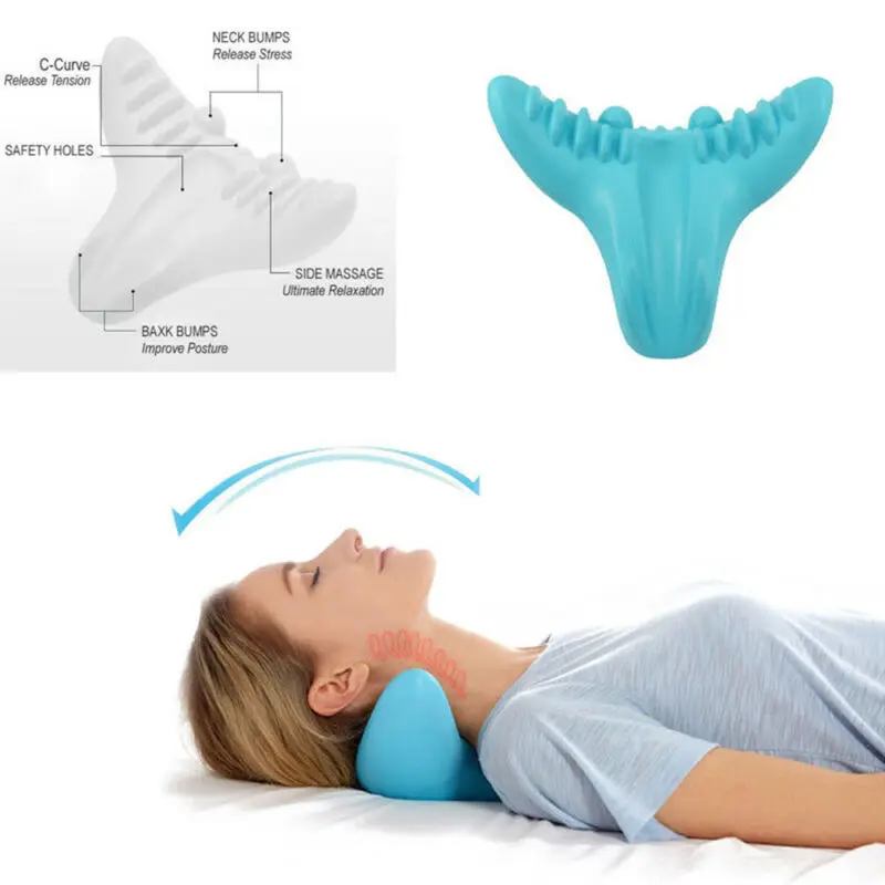Массажная подушка для шеи и плеч расслабляющая облегчения боли в шее плечах