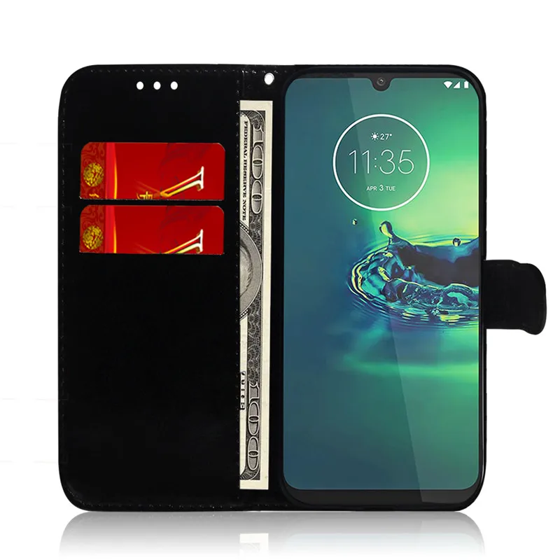Прозрачный зеркальный флип чехол для Motorola MOTO G7 Plus G7Power E6 E6Play Роскошный бумажник Moto